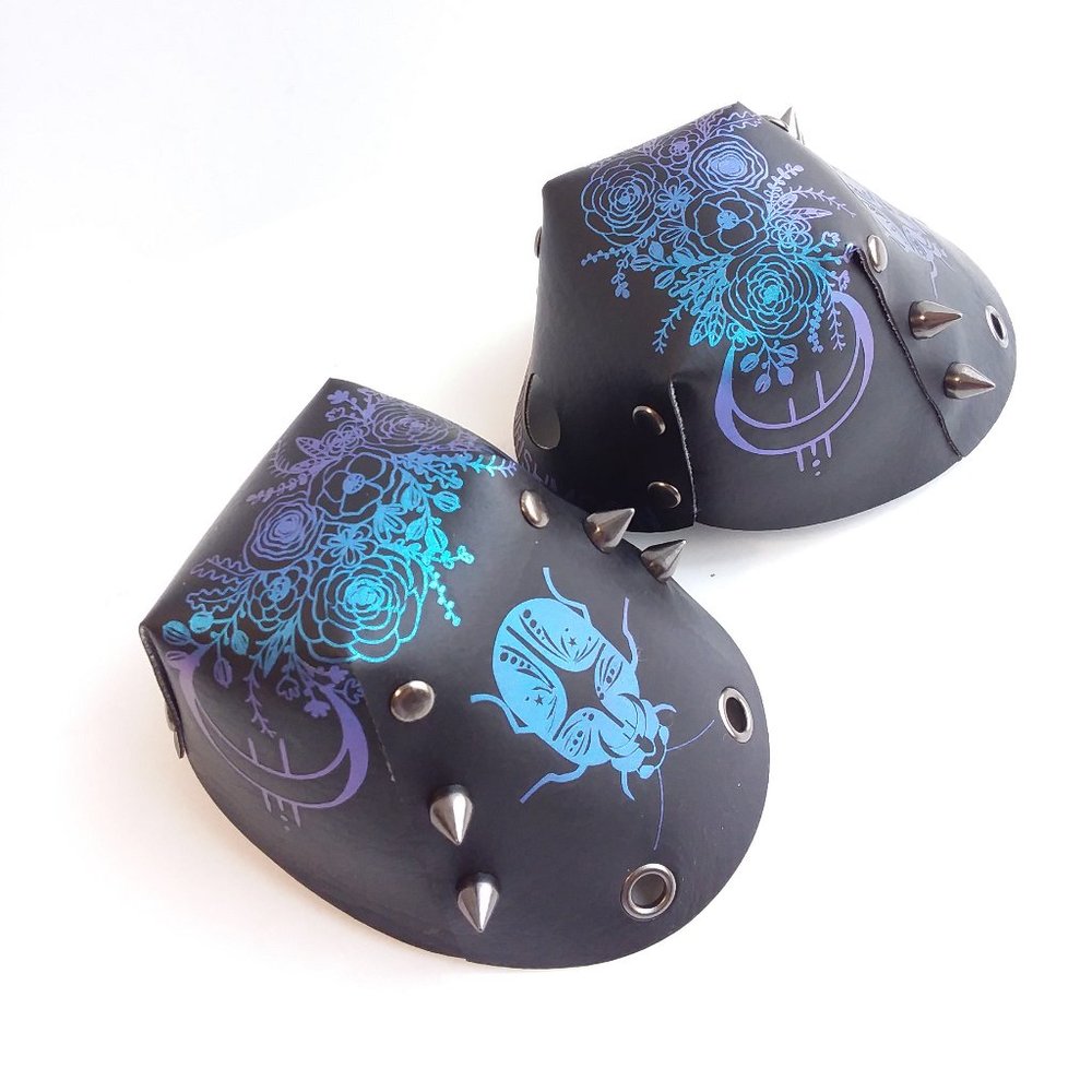 Custom Roller Skate Toe Guards    Moon Beetle